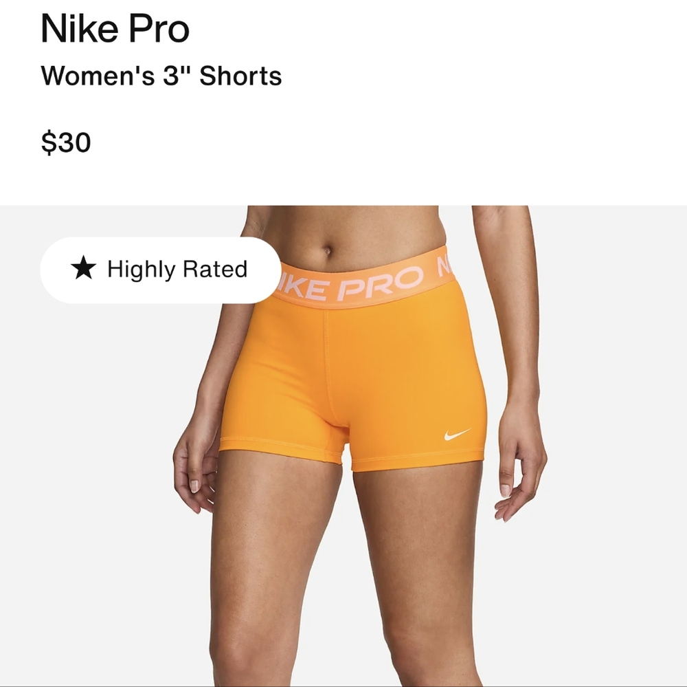 Nike pro shorts